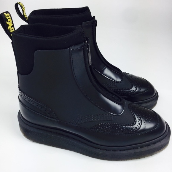Dr. Martens Jemison brogue leather boot zip up 8 - Picture 5 of 8